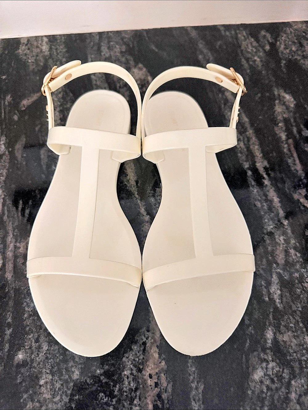 Stuart Weitzman Felicity Jelly Sandal White EU 36.5